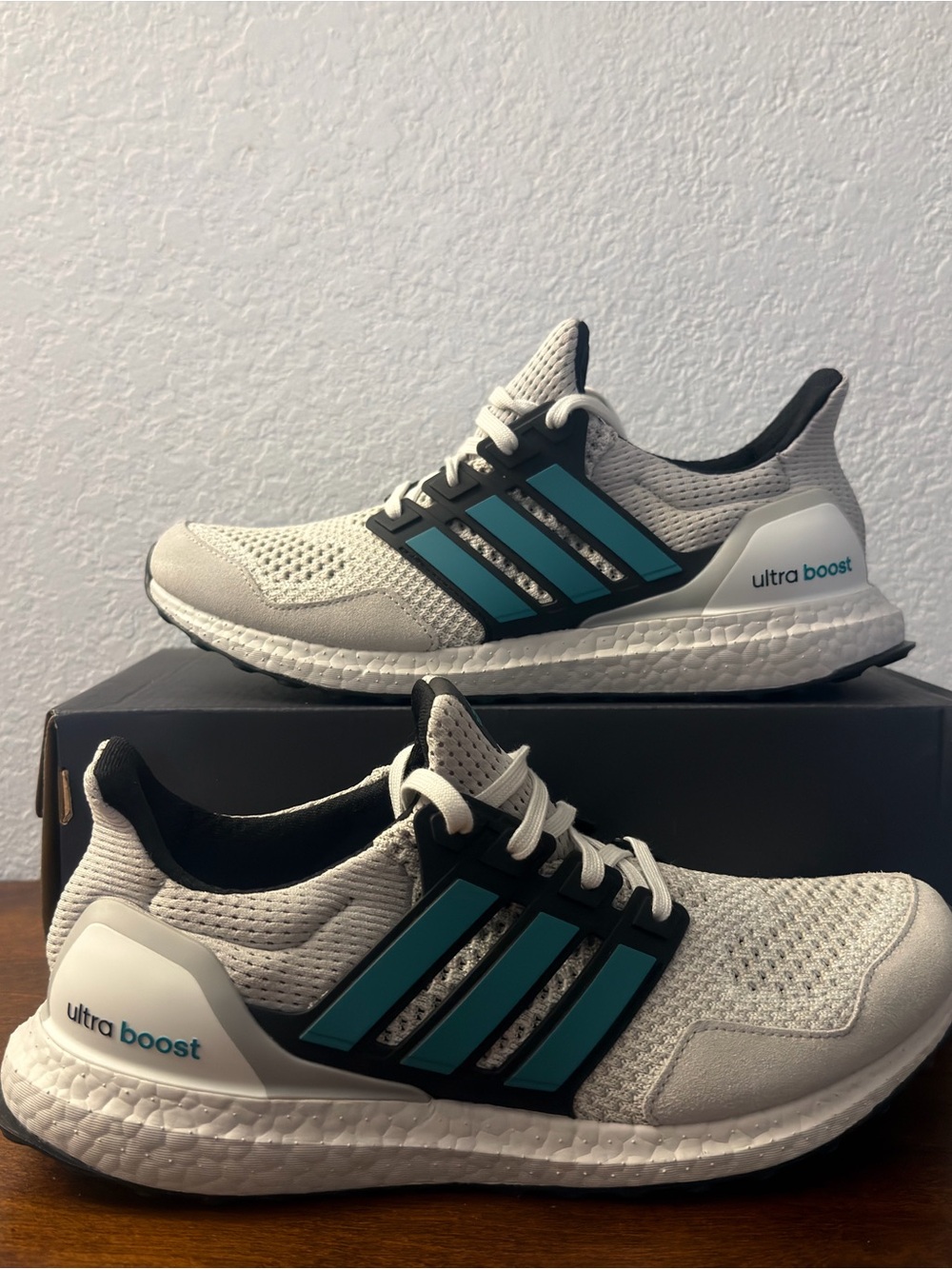 Adidas UltraBoost 1.0 'White Pure Teal' JQ0823 Size 10